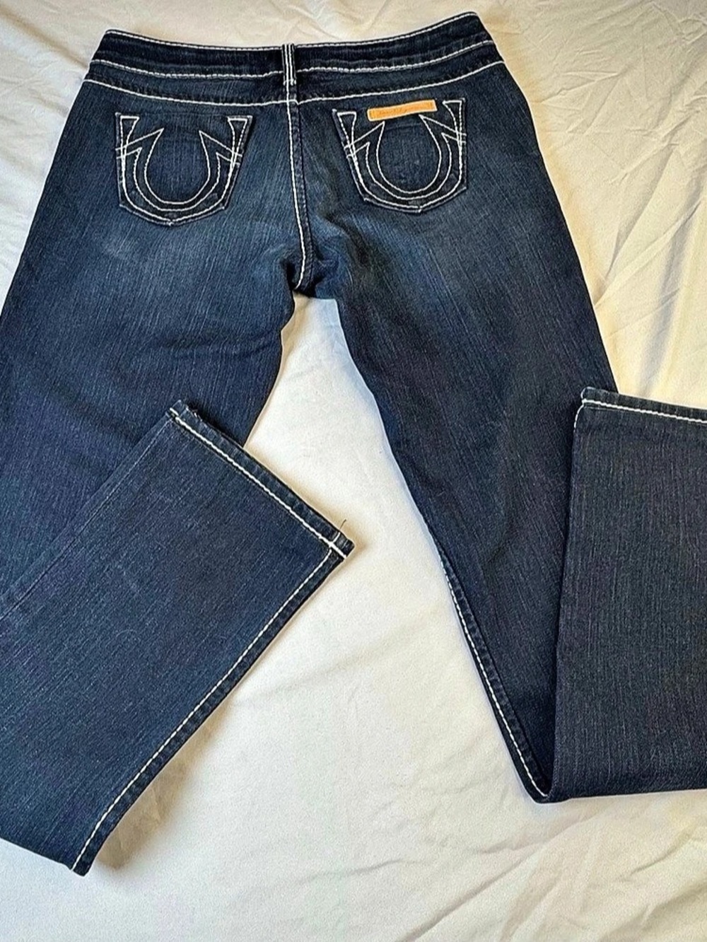True Religion Bootcut Jeans in Blue Waist 27